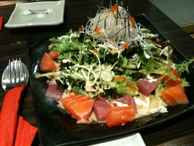 Sashima Salad - Sushi Masa Sashima Salad - Sushi Masa