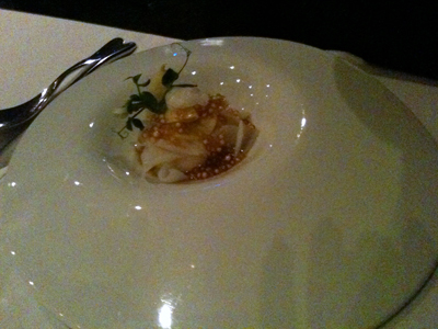 Poached Lobster Consomme Poached Lobster Consomme